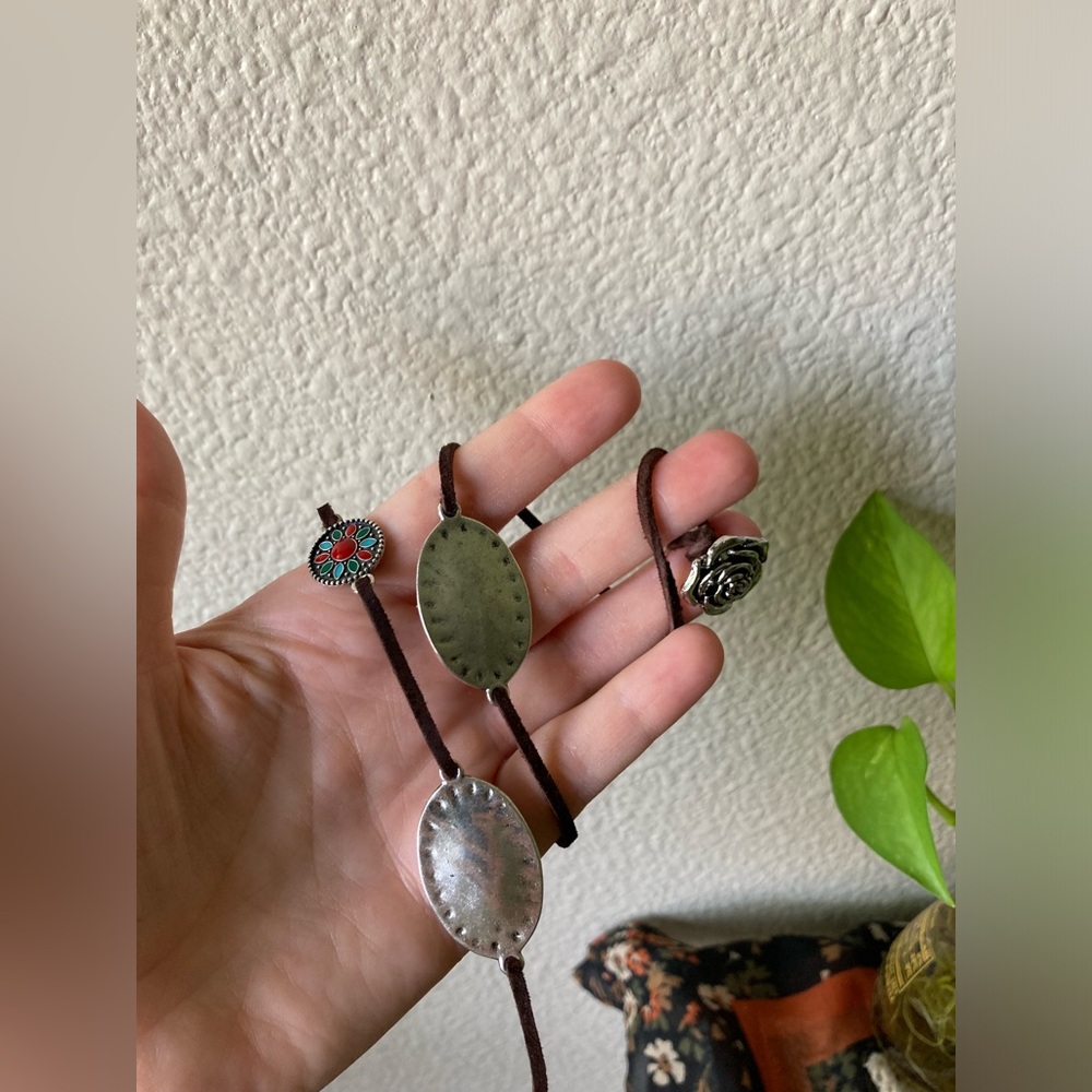 Brown Suede Western Bohemian Style Wrap Bracelet /Necklace 🌸